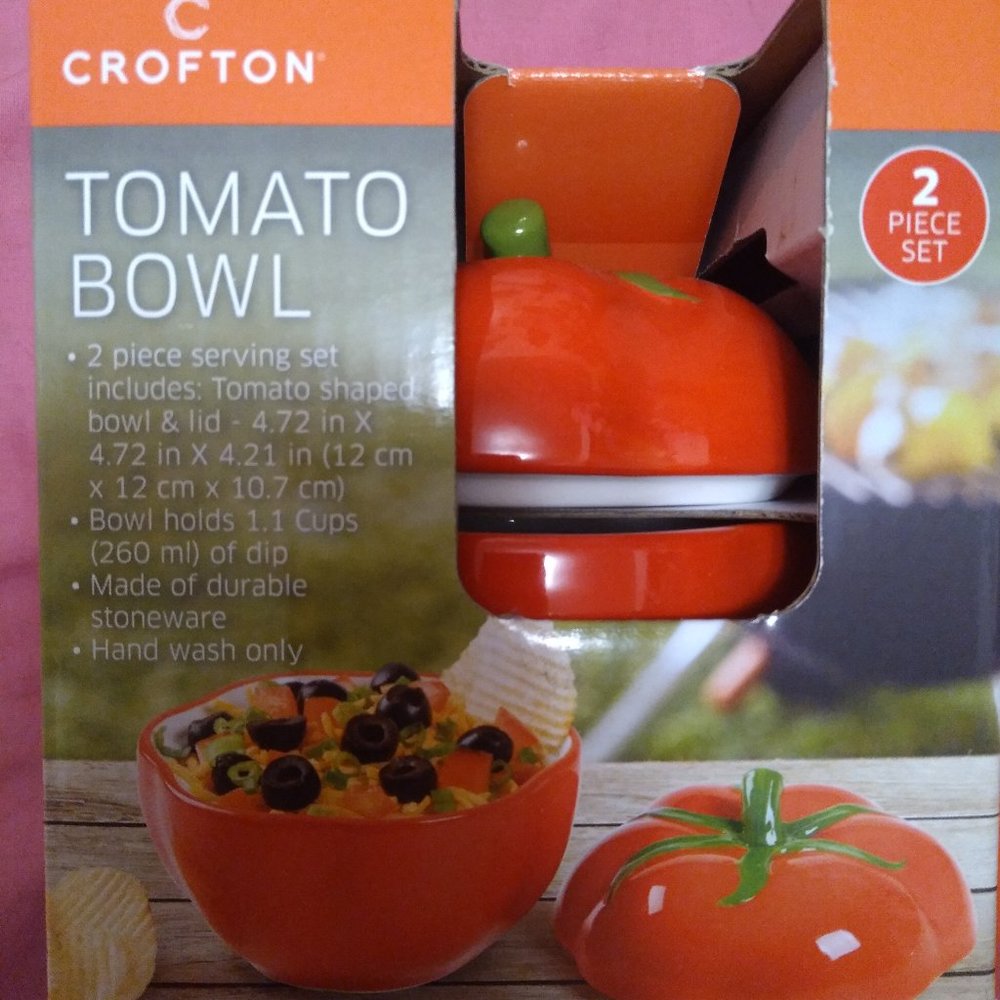 Tomato Salsa Serving Bowl